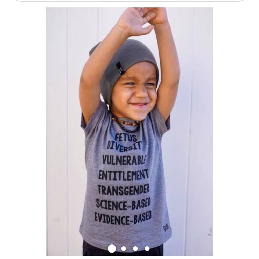 Spill the Beans Banned Words Kids Tee
